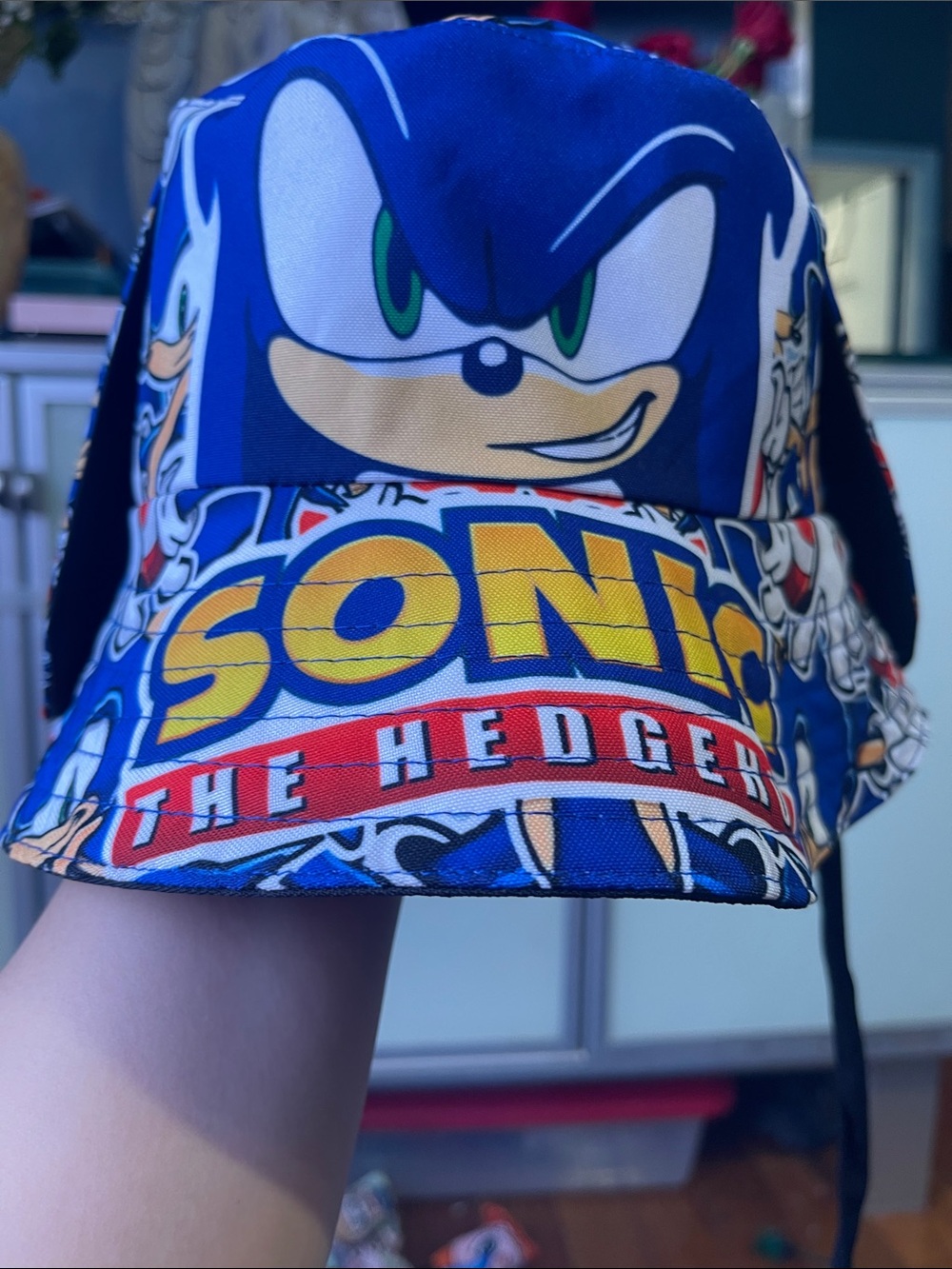 Sonic The Hedgehog Blue Kids Bucket Hat